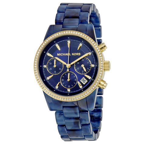 michael kors blue watch|mike eps watches with bling.